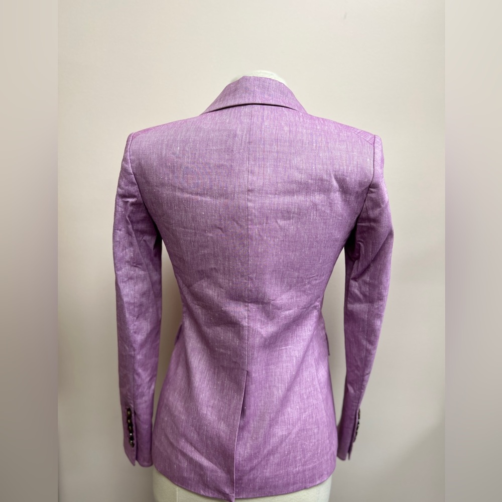 Veronica Beard Lilac Double-Breasted Blazer - Picture 5 of 7